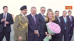 Meloni arriva ad Astana, in Kazakhstan, seconda tappa missione Asia Centrale