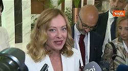 Meloni: "Macron a Roma? Su Italia-Francia si &egrave; montata tanta panna"