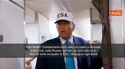 Trump: Musk? Mi sto occupando di Cina, Russia, Iran. Non ci ho pensato, ma gli auguro ogni bene