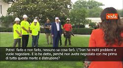 Trump: Attaccare l'Iran? Potrei farlo o no, nessuno pu&ograve; sapere cosa far&ograve;