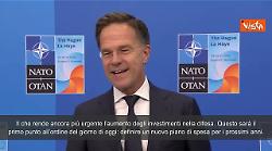 Rutte: "Dobbiamo far si che la Nato abbia la capacità industriale per la difesa"