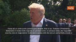 Trump: Dazi del 50% al Brasile? Trattano male Bolsonaro, &egrave; un uomo onesto