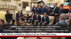 "Abito favoloso", "Lei indossa sempre lo stesso". Siparietto Zelensky-cronista che lo critic&ograve;