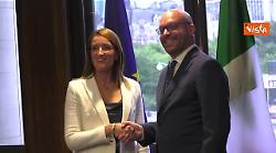 G7 Parlamento in Canada, Lorenzo Fontana incontra Metsola a Ottawa per un bilaterale
