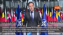 Rutte: Intensificheremo sostegno a Ucraina vista l'escalation russa