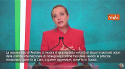 Meloni a Europa Viva 2025: Putin non interessato a pace, continuare a fornire aiuti a Kiev