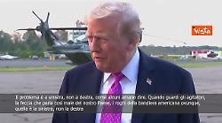 Trump: Il problema &egrave; a sinistra, la feccia che parla male del nostro Paese &egrave; di sinistra