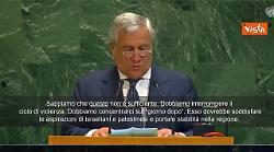 Tajani a Onu cita Papa Leone: Non abbandonare speranza pace. A Gaza unica soluzione due Stati
