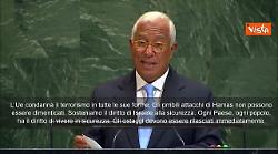 Antonio Costa (Ue) all'Onu: A Gaza catastrofe umanitaria