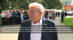 Trump: Molto vicini ad accordo a Gaza, ci sar&agrave; pace e rilascio ostaggi