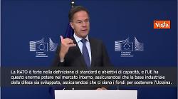 Rutte: Collaborazione tra Nato e Ue è eccellente