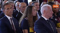 Ct squadra volley femminile Velasco al Quirinale: Italia campione perché diversità rende più forti