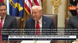 Trump: Abbiamo messo fine alla guerra a Gaza, ostaggi liberi lunedì o martedì