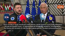 Zelensky al Consiglio Ue: Cruciali nuove sanzioni alla Russia, un cessate il fuoco è possibile