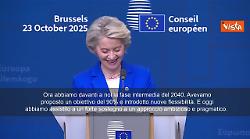 Von der Leyen: Su obiettivi climatici 2040 importante essere flessibili e pragmatici