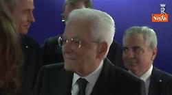Mattarella al 150esimo anniversario del risparmio postale al Centro Congressi "La nuvola"