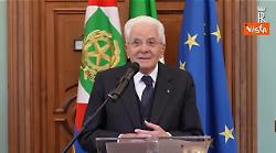 Mattarella: La guerra non ha abbandonato il mondo, Ucraina e Medio Oriente soltanto le più vicine