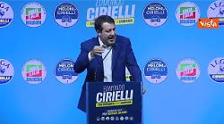 Salvini a Napoli: Se non ti piace il calcio e San Gennaro torna a casa tua