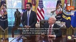 Trump riceve sindaco NY Mamdani alla Casa Bianca: "Dice che sono fascista? No problem"