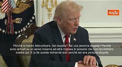 Trump a cronista dopo domanda su sparatoria di Washington: Sei stupida?