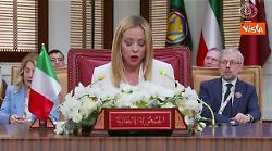 Meloni al Vertice del Golfo: Italia Paese di dialogo e confronto