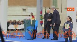 Milano Cortina 2026, il Presidente Mattarella e Giovanni Malagò accendono il braciere olimpico