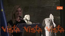 Giuli e Rogers (Governo Usa) firmano memorandum su importazione beni archeologici italiani, immagini