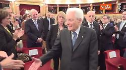 Applausi per Mattarella al Teatro Massimo di Palermo, "Capitale Italiana del Volontariato 2025"