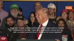 Trump in Pennsylvania: In soli 10 mesi l'America &egrave; tornata, pi&ugrave; forte e rispettata che mai