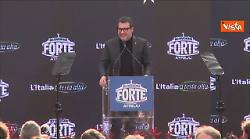 Salvini sul palco di Atreju: Oggi compleanno mia figlia, ne approfitto per farle gli auguri