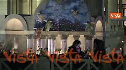 Ecco il presepe del Vaticano inaugurato a Piazza San Pietro