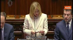Meloni alla Camera: Non abbandoniamo Kiev, Russia si &egrave; impantanata