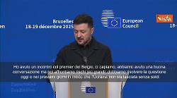 Confisca asset russi, Zelensky: Capisco il Belgio, ma noi corriamo rischi pi&ugrave; grandi