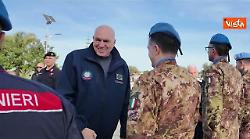 Crosetto incontra militari italiani in Libano: Siete per me una fonte di ispirazione