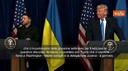 Zelensky: Intesa su 90% dell'accordo, presto definite garanzie sicurezza per l'Ucraina