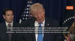 Trump: Prove schiaccianti contro Maduro, affronter&agrave; giustizia Usa