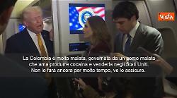 Trump: Colombia malata e governata da un uomo che produce cocaina