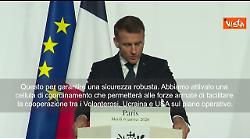 Guerra Ucraina, Macron: Dichiarazione dei Volenterosi per garantire una pace duratura
