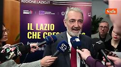 Rocca: "Il Lazio cresce grazie a dialogo con il mondo delle imprese"