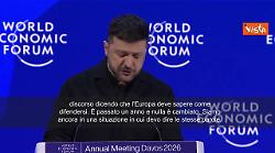 Zelensky a Davos cita il "Giorno della Marmotta": In un anno nulla &egrave; cambiato