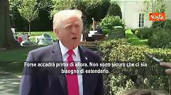 Trump: Se non ci sar&agrave; accordo con l'Iran i combattimenti riprenderanno