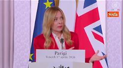 Meloni su Hormuz: Italia disponibile a inviare navi con postura difensiva per sicurezza Stretto