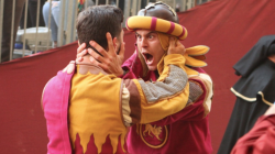 Le firme di Rossi e Vitellozzi sulla Lancia d'oro: giostratori in trionfo, vittoria di tutto lo staff