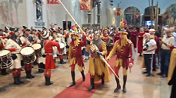 Giostra, emozione giallocremisi al Te Deum per la lancia d'oro, prossima data la grande Cena della vittoria