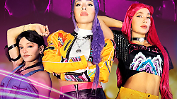 Demon Hunters tribute live a Collestrada: musical, combattimenti e foto con Rumy, Zoey e Mira il 18 gennaio