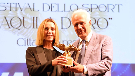 Valentina Vezzali ed Eugenio Giani