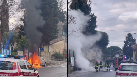 L'incendio a Badia al Pino