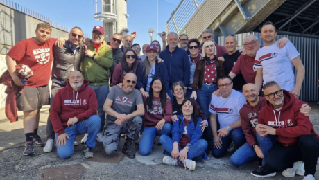 Orgoglio Amaranto: "Ogni tifoso, una bandiera. Fuori la voce". La visita di Manzo e Cutolo