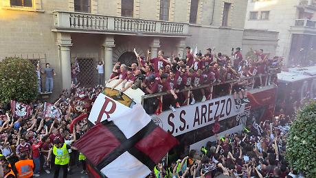 La festa dell'Arezzo in B