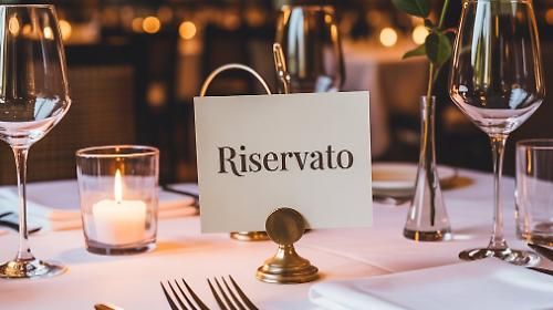 Tavoli riservati e poi disdetti